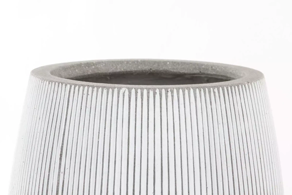 Harley S 36/32 kamienna donica szara w białe paski