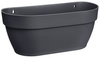 Vibia Wall Basket 35x16/15 doniczka naścienna antracytowa