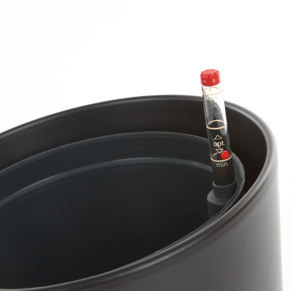 Zestaw do hydroponiki Leni 18/19 Vasa osłonka ceramiczna antracytowa