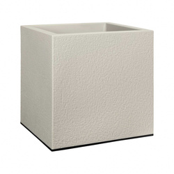 Vivo Structure 40x40/41 donica kwadratowa szara niska popielata warm grey