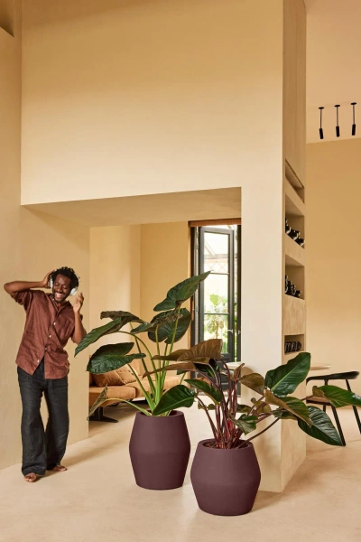 June Split High 46/53 wysoka osłonka śliwkowa vintage plum