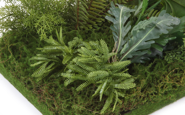 Sztuczna Zielona ściana Living Wall 40x60 cm