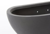 Mini Dorant Wally L 43x17/16 doniczka na ścianę owalna szara kamienna