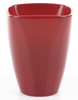 QUARTA ORCHID 13/17 ceramiczna doniczka do storczyków czerwona