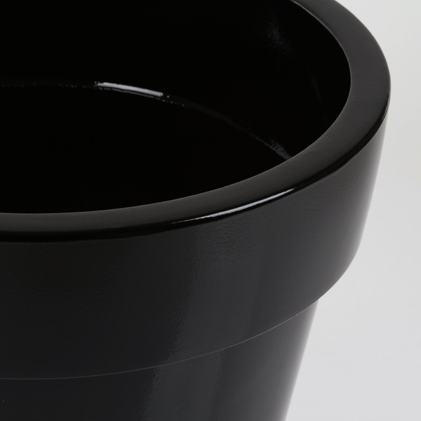 SIMPLE 50/43 donica lakierowana okrągła czarna