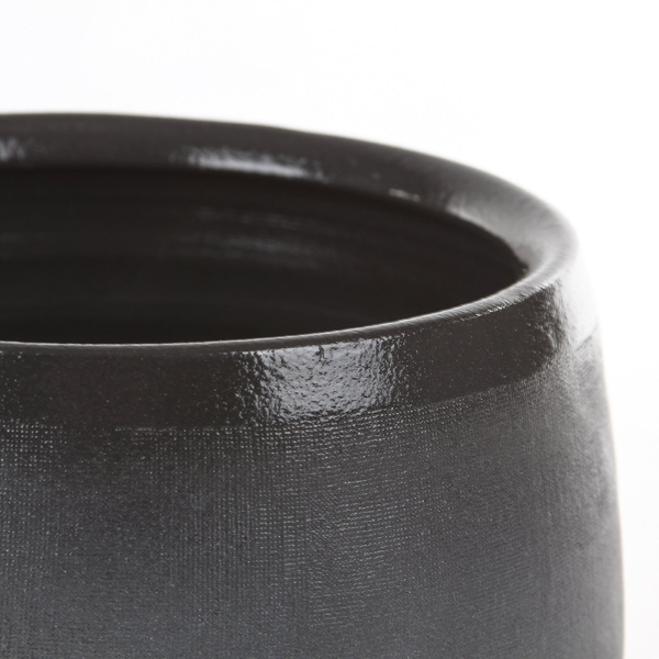 DOURO 16/13 cm ciemnoszara osłonka ceramiczna