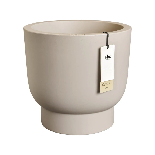 Amber Grail 30/28 beżowa donica na stopie balanced beige