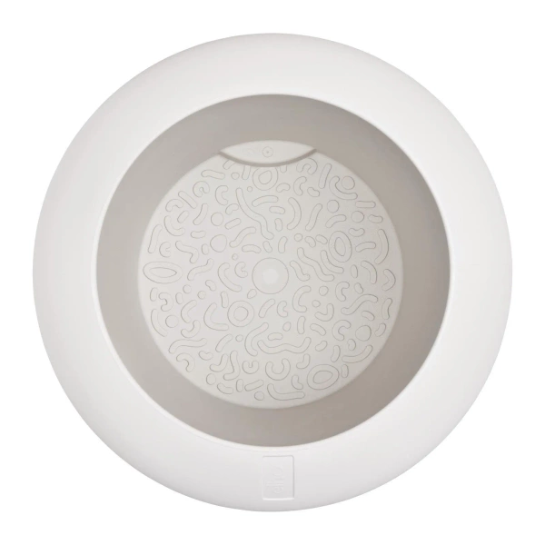 Amber Roll High 43/58 designerska donica wysoka biała