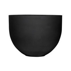 Jumbo Mila L 120/91 bardzo duża donica okrągła czarna volcano black REFINED