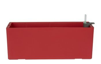 RIMINI 51x20/20 doniczka prostokątna czerwona z systemem nawadniającym