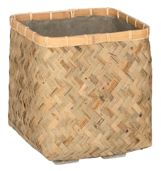 Kobe S 30x30/31 doniczka z bambusa naturalna