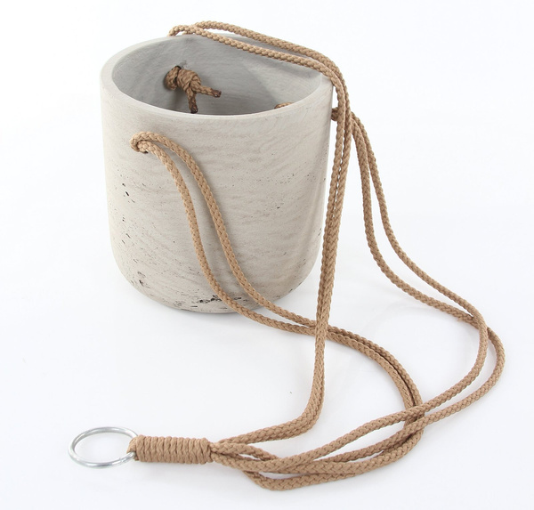 Charlie S 15/14,5 doniczka wisząca cylindryczna czarna