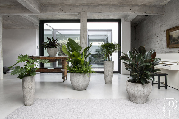 BERND L 53/60 donica naturalna tekstura cesarska biel