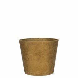 Mini Bucket S 14/12 kamienna doniczka złota metalik