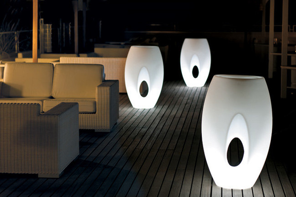 KADABRA 46/100 donica owalna podświetlana do wnętrza