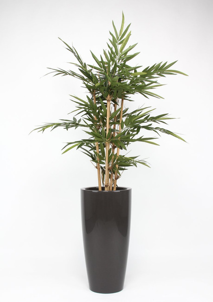 SANTORINI 33/65 donica z wkładem antracytowa z połyskiem