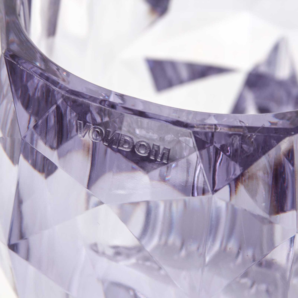 ADAN NANO GLOSSY 13x17/18 designerska doniczka bursztynowa głowa