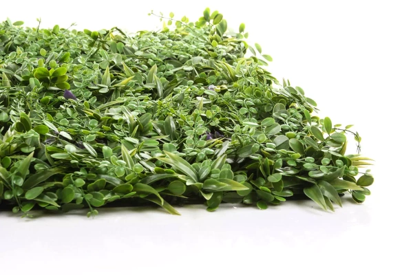 Sztuczny panel zielona ściana Premium 100x100 cm purpurowe liście