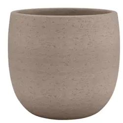 Hemera 39/35 duża donica ceramiczna taupe