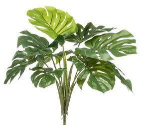 Sztuczna Monstera dziurawa deliciosa 60 cm 10 liści bush