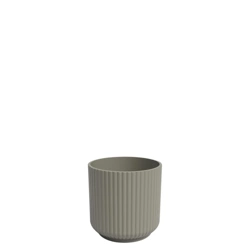 Luna 8/8 osłonka w prążki ceramiczna taupe