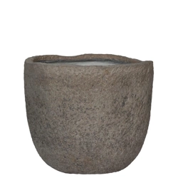 Mt. Russell XL 61/52 duża kamienna donica szarobrązowa dioryt