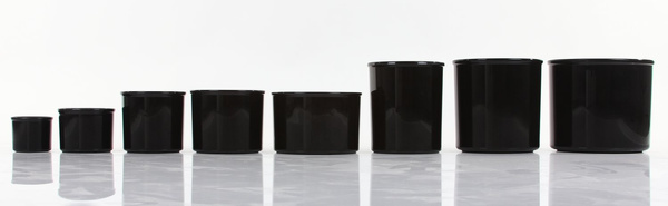 Corona 17/14 (MK15/12) osłonka cylindryczna czarna z połyskiem