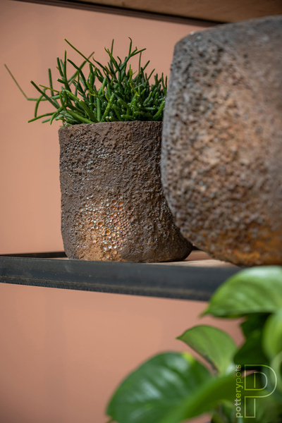 Kevan M 25/21 doniczka kamienna szara