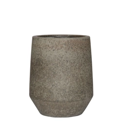 Harith High L 53/68 szarobrązowa donica kamienna dioriet grey
