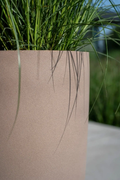 Dax XL 47/100 kamienna wysoka donica taupe