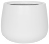 Kevan M 25/21 doniczka biała matowa z włókna szklanego