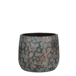 Clemente 19/15 doniczka ceramiczna miedziana