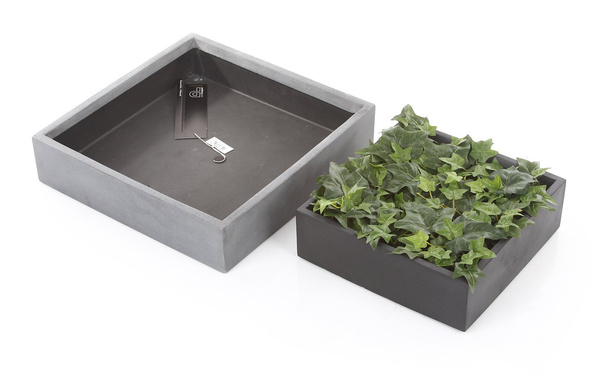 Jack M 50x50/10 szara donica kwadratowa płaska