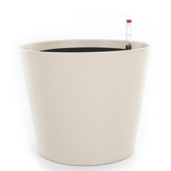 Zestaw do hydroponiki Leni 22/19 Vasa osłonka ceramiczna kremowa