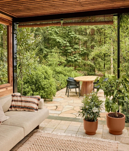 Amber Grail 38/36 karmelowa donica do salonu