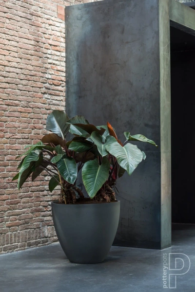 Jesslyn M 60/52 kamienna donica antracytowa volcano black