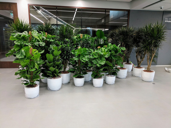 ETRIA 34/28 doniczka okrągła biała