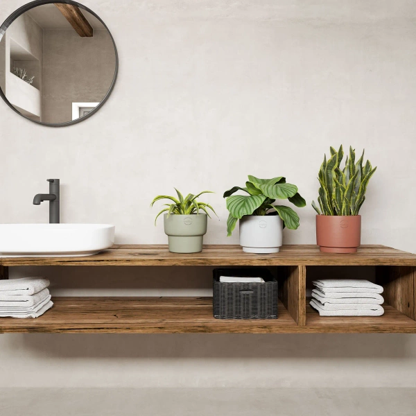 Echo High 19/18 biała osłonka na nóżce ceramiczna