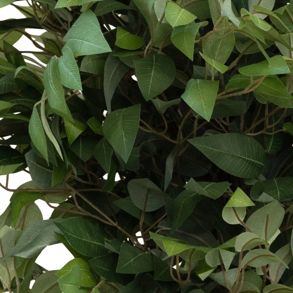 Sztuczny Ficus S 120 cm drewniany naturalny pień