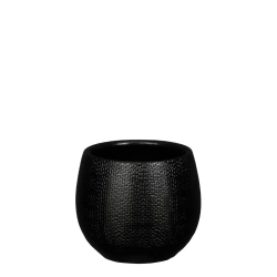 Porto 16/16 czarna chropowata osłonka z ceramiki