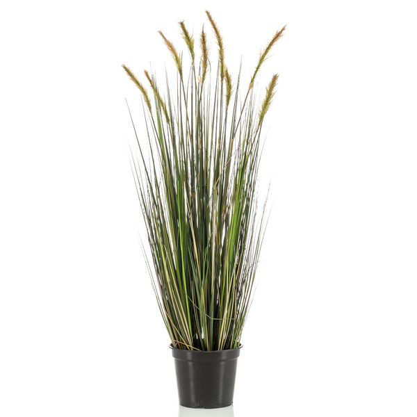 Sztuczna trawa z kłosami Foxtail 90 cm zielona