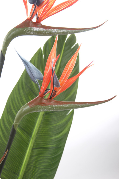 Sztuczna strelicja z 3 kwiatami 120 cm