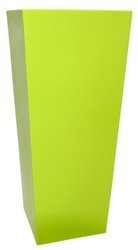 KIAM GLOSS 30x30/67 donica kwadratowa wysoka zieleń wiosenna półpołysk / acid green