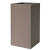 KUBE HIGH 40x40/70 donica kwadratowa wysoka taupe
