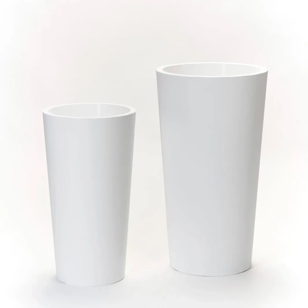 Tuit Raw 40/75 donica wysoka z wkładem biała