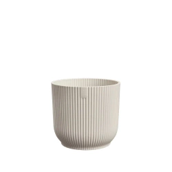 Vibes Fold Round 16 osłonka w paski biała lniana