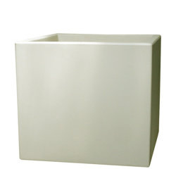 CUBOTTI deep 50x50/45 cm kwadratowa donica kremowa