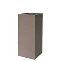 KUBE HIGH 30x30/70 donica kwadratowa wysoka taupe