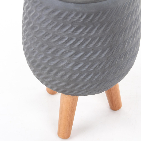 CORDA 22/32 szara osłonka na drewnianych nóżkach