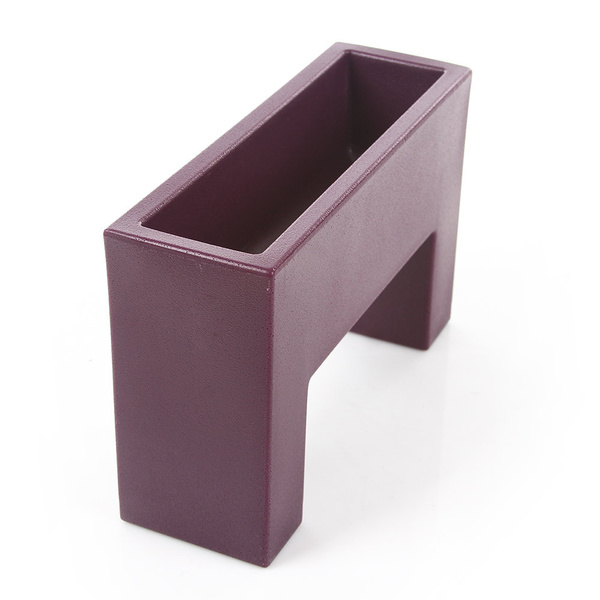 MURO NANO 25x8/16 designerska doniczka prostokątna śliwkowa